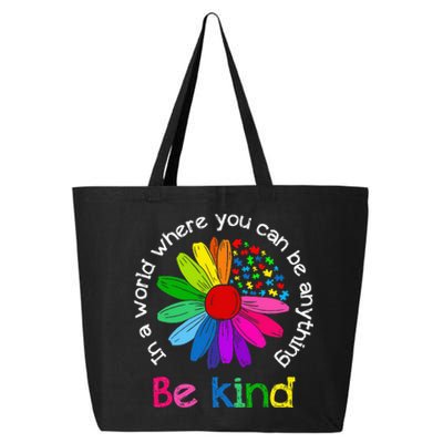 Be Kind Love Kindness Autism Mental Health Awareness 25L Jumbo Tote