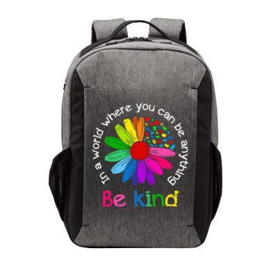 Be Kind Love Kindness Autism Mental Health Awareness Vector Backpack