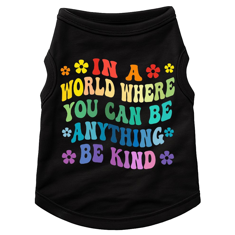 Be Kind Love Kindness Autism Mental Health Awareness Doggie Tank