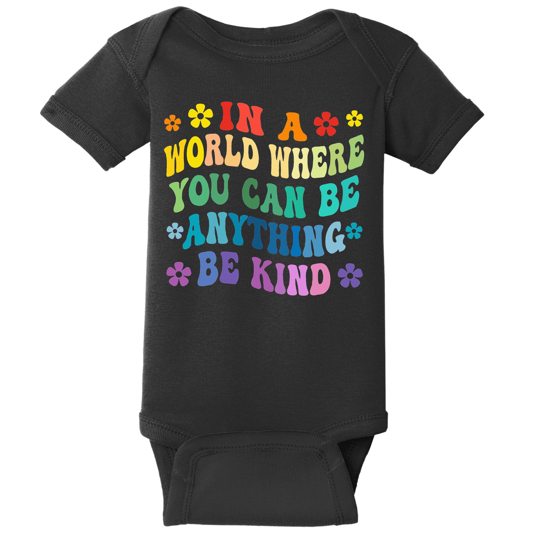 Be Kind Love Kindness Autism Mental Health Awareness Baby Bodysuit