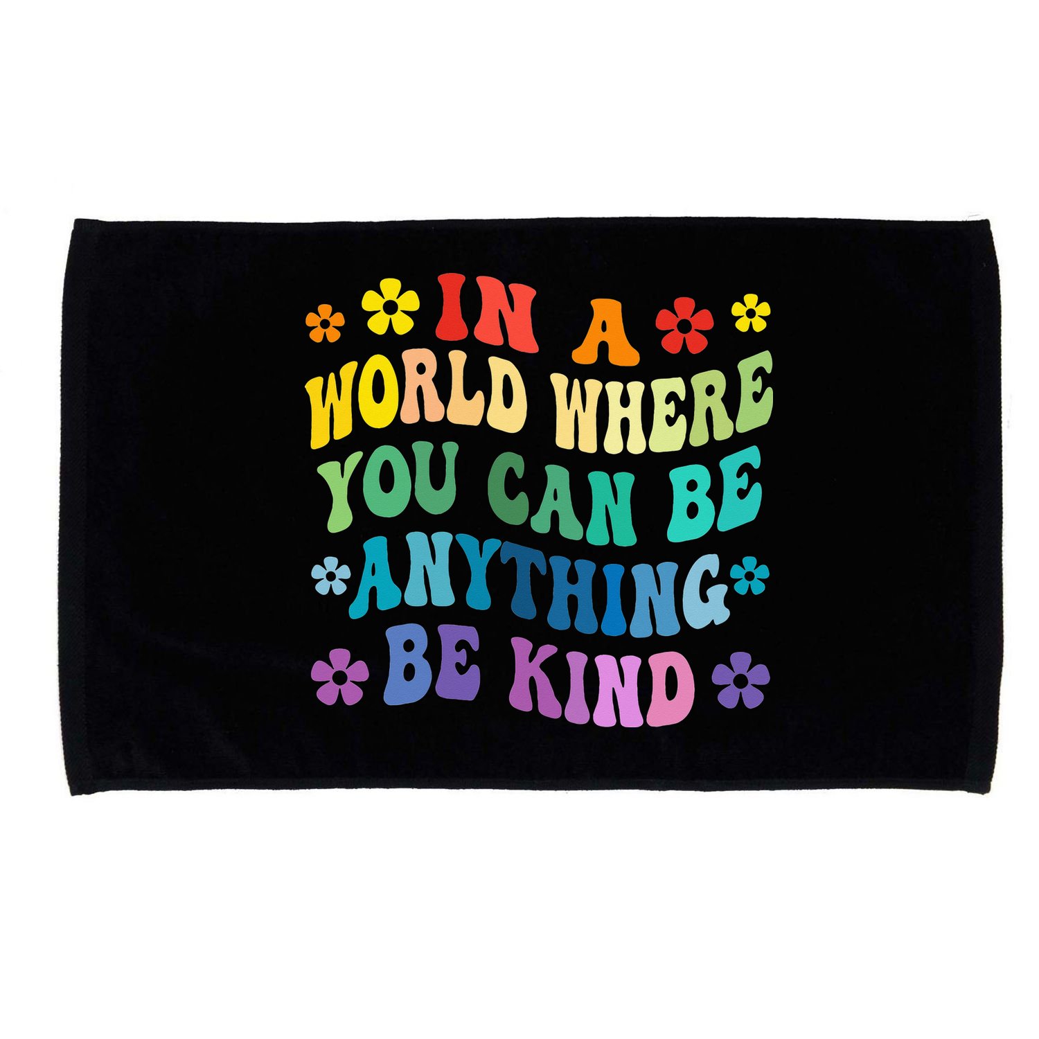 Be Kind Love Kindness Autism Mental Health Awareness Microfiber Hand Towel
