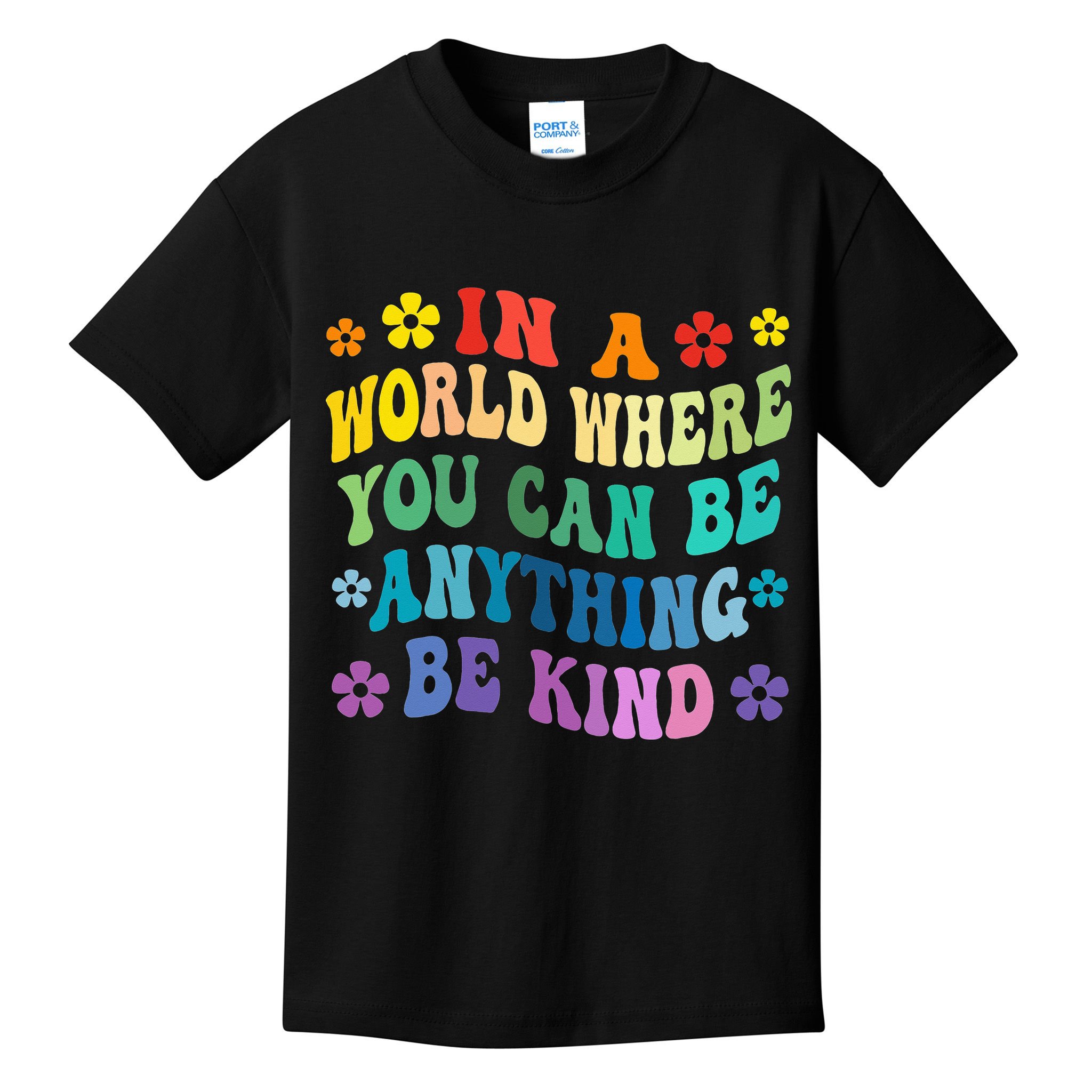 Be Kind Love Kindness Autism Mental Health Awareness Kids T-Shirt