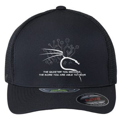 Backtrack Kali Linux With Dragon And Tagline (Bold) Flexfit Unipanel Trucker Cap