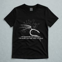 Backtrack Kali Linux With Dragon And Tagline (Bold) T-Shirt