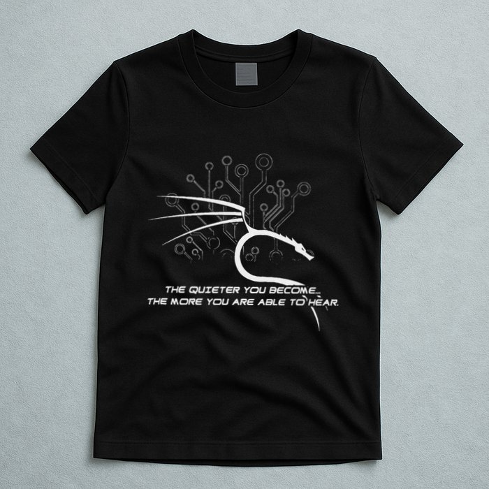 Backtrack Kali Linux With Dragon And Tagline (Bold) T-Shirt