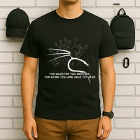 Backtrack Kali Linux With Dragon And Tagline (Bold) T-Shirt