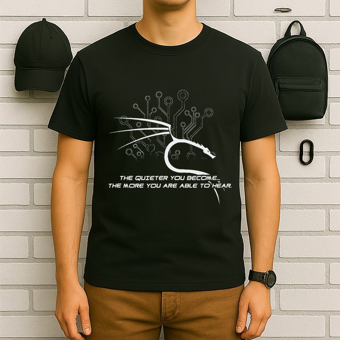 Backtrack Kali Linux With Dragon And Tagline (Bold) T-Shirt