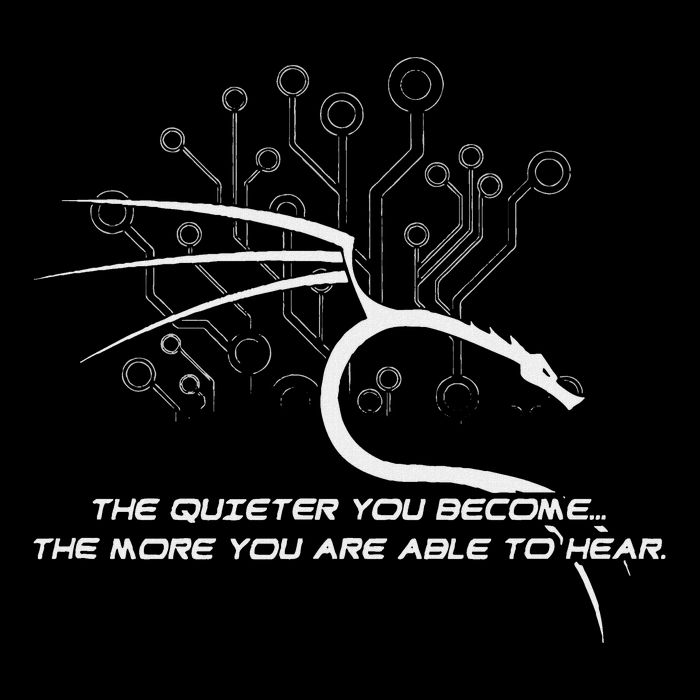 Backtrack Kali Linux With Dragon And Tagline (Bold) Button