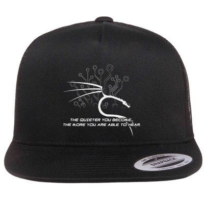 Backtrack Kali Linux With Dragon And Tagline (Bold) Flatbill Hat