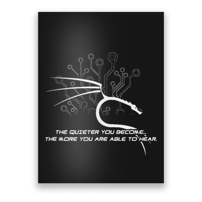 Backtrack Kali Linux With Dragon And Tagline (Bold) Poster