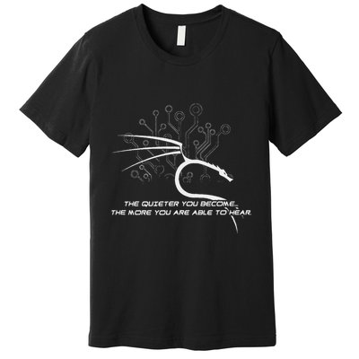 Backtrack Kali Linux With Dragon And Tagline (Bold) Premium T-Shirt