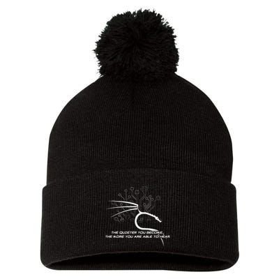 Backtrack Kali Linux With Dragon And Tagline (Bold) Pom Pom 12in Knit Beanie