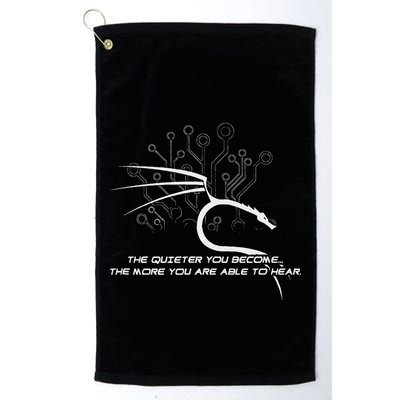 Backtrack Kali Linux With Dragon And Tagline (Bold) Golf Towel