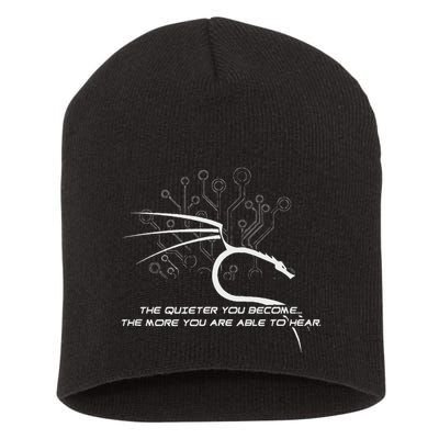 Backtrack Kali Linux With Dragon And Tagline (Bold) Short Acrylic Beanie