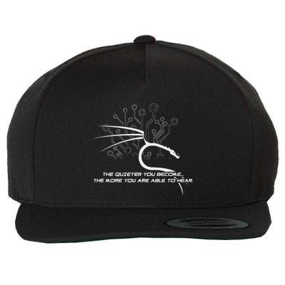 Backtrack Kali Linux With Dragon And Tagline (Bold) Wool Snapback Cap