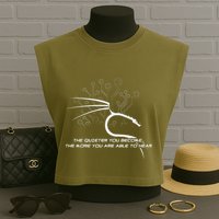 Backtrack Kali Linux With Dragon And Tagline (Bold) Garment-Dyed Women's Muscle Tee