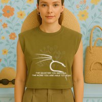 Backtrack Kali Linux With Dragon And Tagline (Bold) Garment-Dyed Women's Muscle Tee