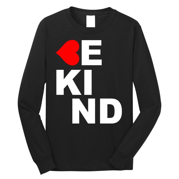 Be Kind Love Heart, Kindness Matters Long Sleeve Shirt