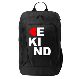 Be Kind Love Heart, Kindness Matters City Backpack