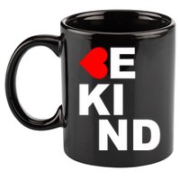 Be Kind Love Heart, Kindness Matters 11oz C Handle Ceramic Mug
