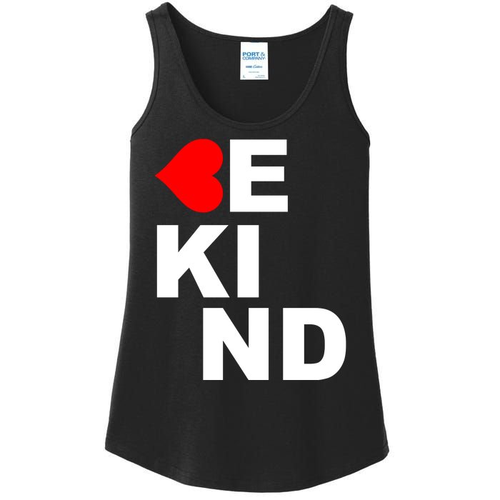 Be Kind Love Heart, Kindness Matters Ladies Essential Tank