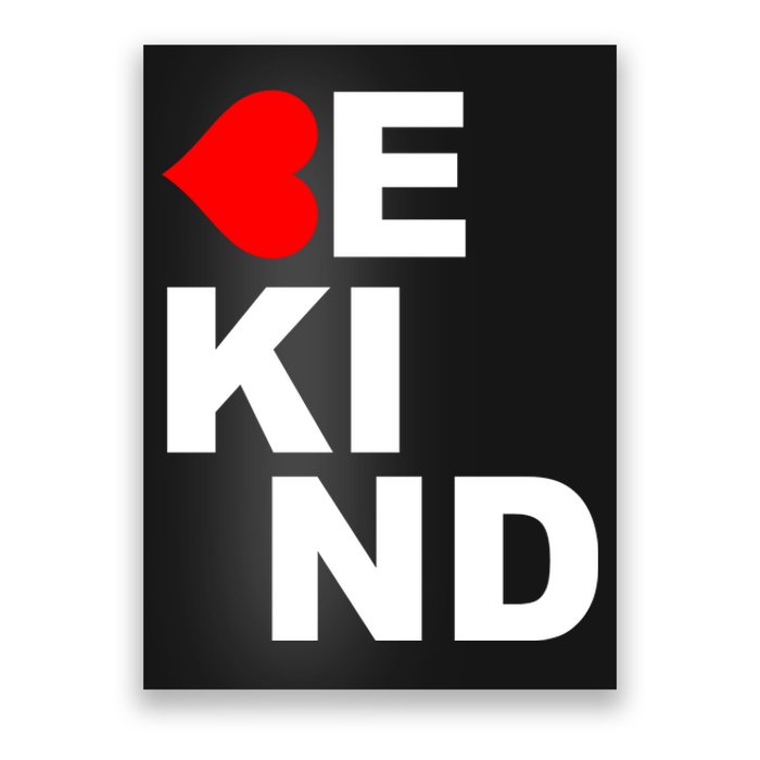 Be Kind Love Heart, Kindness Matters Poster