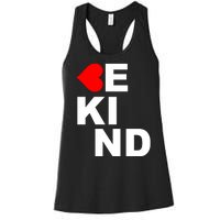 Be Kind Love Heart, Kindness Matters Women's Racerback Tank