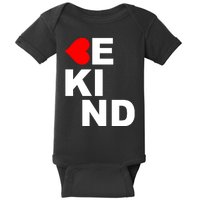 Be Kind Love Heart, Kindness Matters Baby Bodysuit