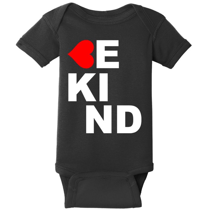 Be Kind Love Heart, Kindness Matters Baby Bodysuit