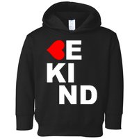 Be Kind Love Heart, Kindness Matters Toddler Hoodie