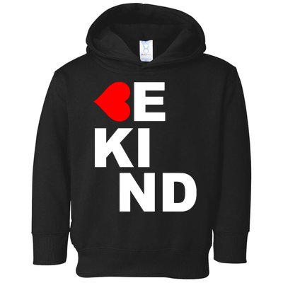 Be Kind Love Heart, Kindness Matters Toddler Hoodie