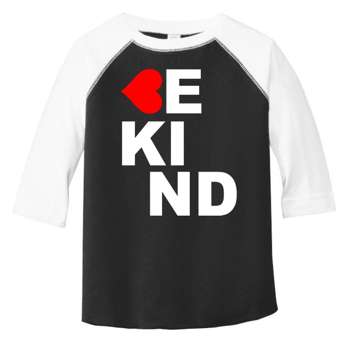 Be Kind Love Heart, Kindness Matters Toddler Fine Jersey T-Shirt