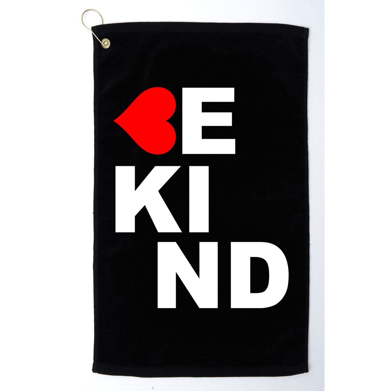 Be Kind Love Heart, Kindness Matters Golf Towel