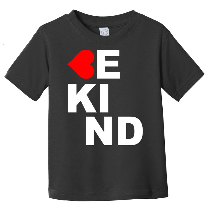 Be Kind Love Heart, Kindness Matters Toddler T-Shirt