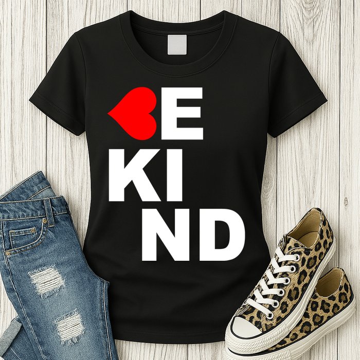 Be Kind Love Heart, Kindness Matters Womens T-Shirt