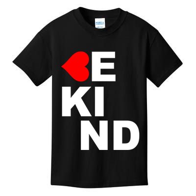 Be Kind Love Heart, Kindness Matters Kids T-Shirt