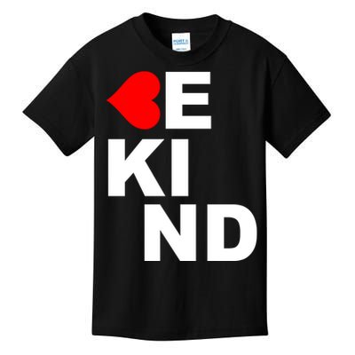 Be Kind Love Heart, Kindness Matters Kids T-Shirt