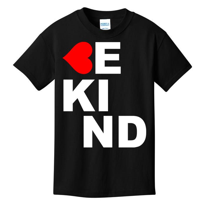 Be Kind Love Heart, Kindness Matters Kids T-Shirt