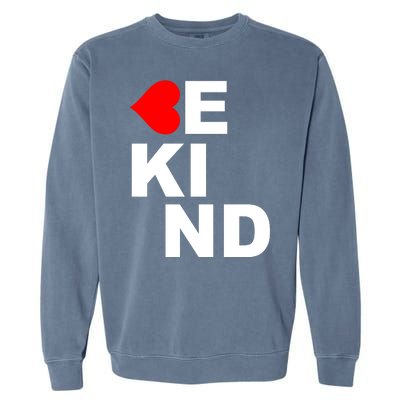 Be Kind Love Heart, Kindness Matters Garment-Dyed Sweatshirt