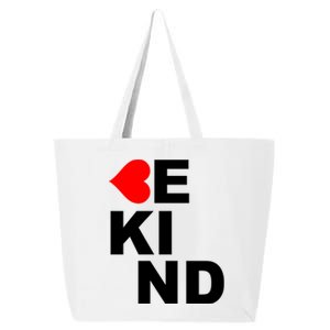 Be Kind Love Heart, Kindness Matters 25L Jumbo Tote