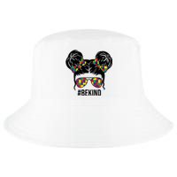 Be Kind Messy Bun Autism Awareness Cool Comfort Performance Bucket Hat