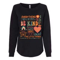 Be Kind Mental Health Awareness Womens California Wash Sweatshirt