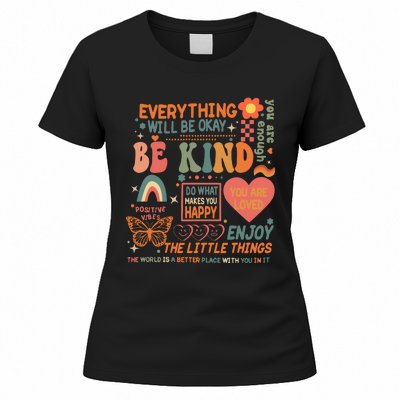 Be Kind Mental Health Awareness Women's T-Shirt