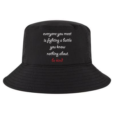 Be Kind Meaningful Gift Cool Comfort Performance Bucket Hat