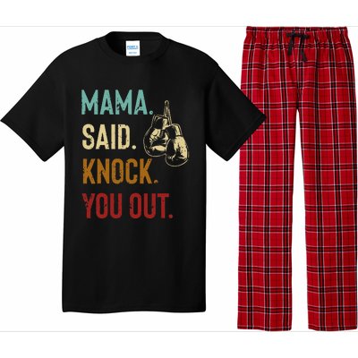 Boxing Kickboxing Mama Said Knock You Out Pajama Set