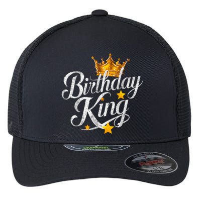 Birthday King Matching Birthday Bday Flexfit Unipanel Trucker Cap