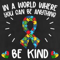Be Kind Motivational Autism Awareness Slogan Autism Puzzle Message Hat