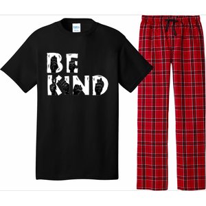 Be Kind Melanin Interpreter Sign Language African American Gift Pajama Set