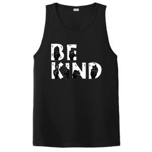 Be Kind Melanin Interpreter Sign Language African American Gift PosiCharge Competitor Tank