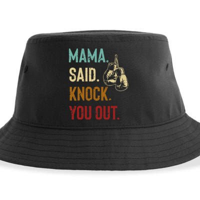 Boxing Kickboxing Mama Said Knock You Out Sustainable Bucket Hat